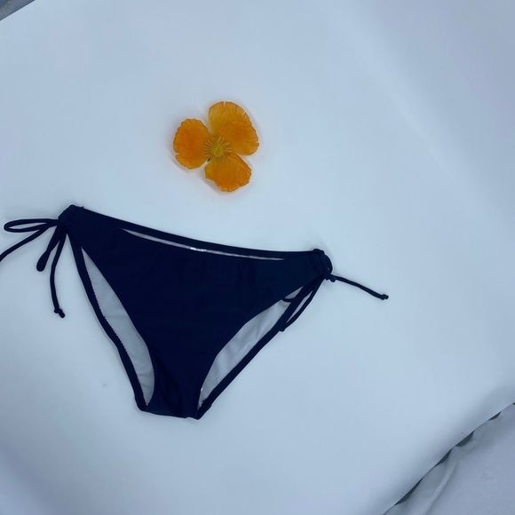 Lanmiya Bikini Bottom Tie Side Swimsuit Small Navy - Picture 4 of 4